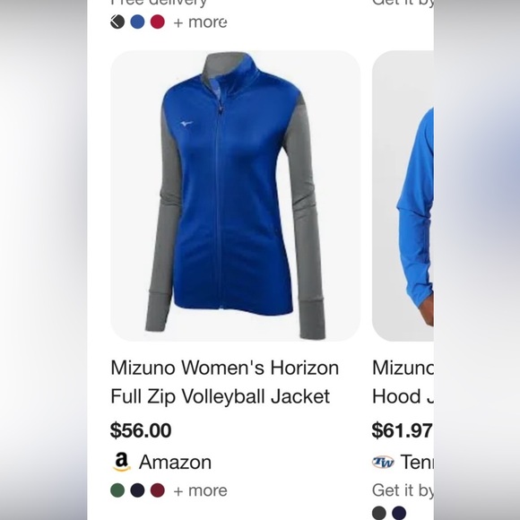 MIZUNO Horizon Full Zip Volleyball Jacket, NWT - Picture 3 of 4